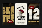 Overush - Distressed Bad Print Sans, a Sans Serif Font by Typia Nesia (Thumbnail 10 of 14)