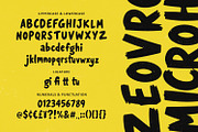Zeovro Microh - Display Font, a Handwritten Font by Black Junst (Thumbnail 6 of 7)