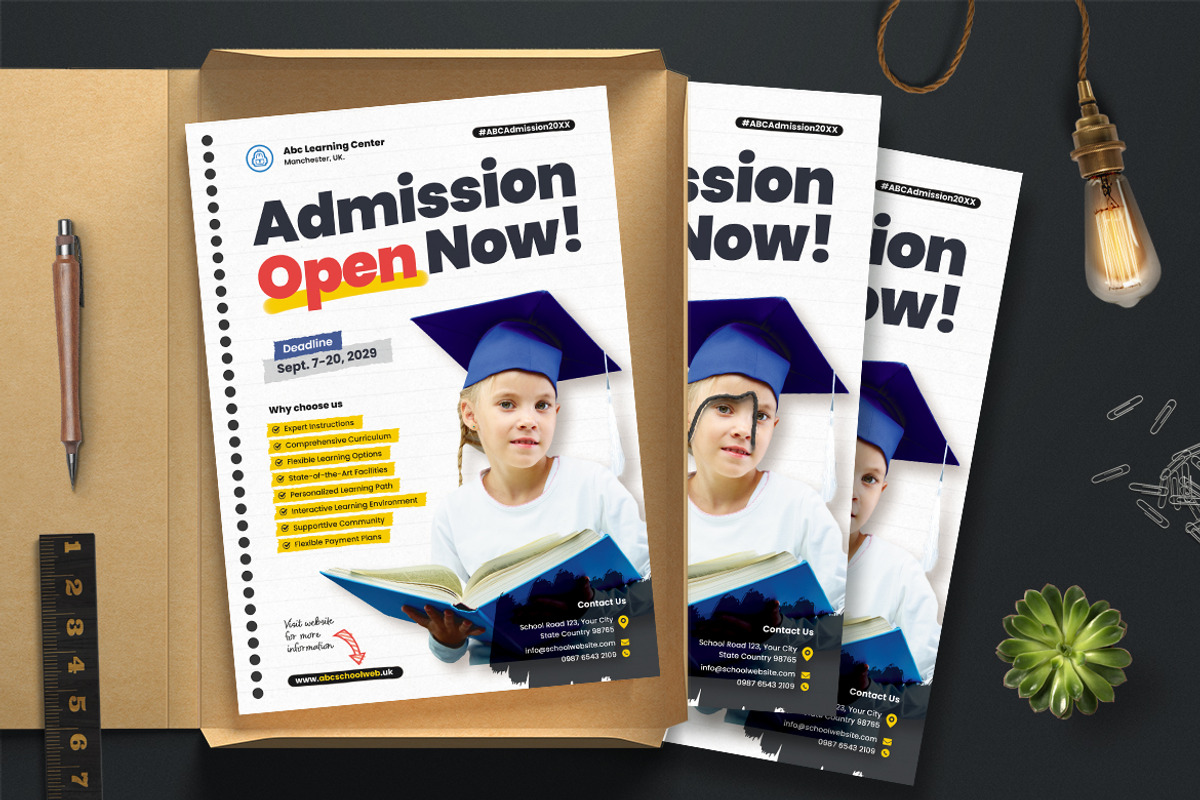 Education Flyer Template, a Flyer Template by Boostock (Photo 1 of 4)