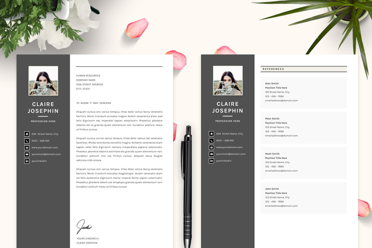5 Pages Resume Template - SALE, a Resume Template by GResume