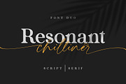 Resonant Chilliner | Font Duo, a Script Font by Lemonthe (Thumbnail 1 of 8)