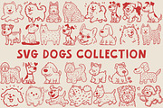 Cute Dog SVG Bundle (30 Designs), an Animal Illustration by Heather Green Designs (Thumbnail 1 of 5)
