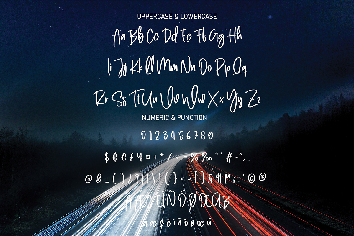 Black Light | Script Font, a Script Font by Scratchones