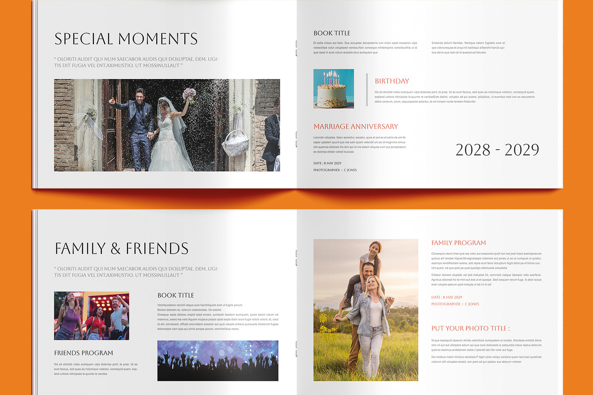 Minimal Photo Book Design Landscape, a Brochure Template by MightyDesign (Photo 4 of 9)
