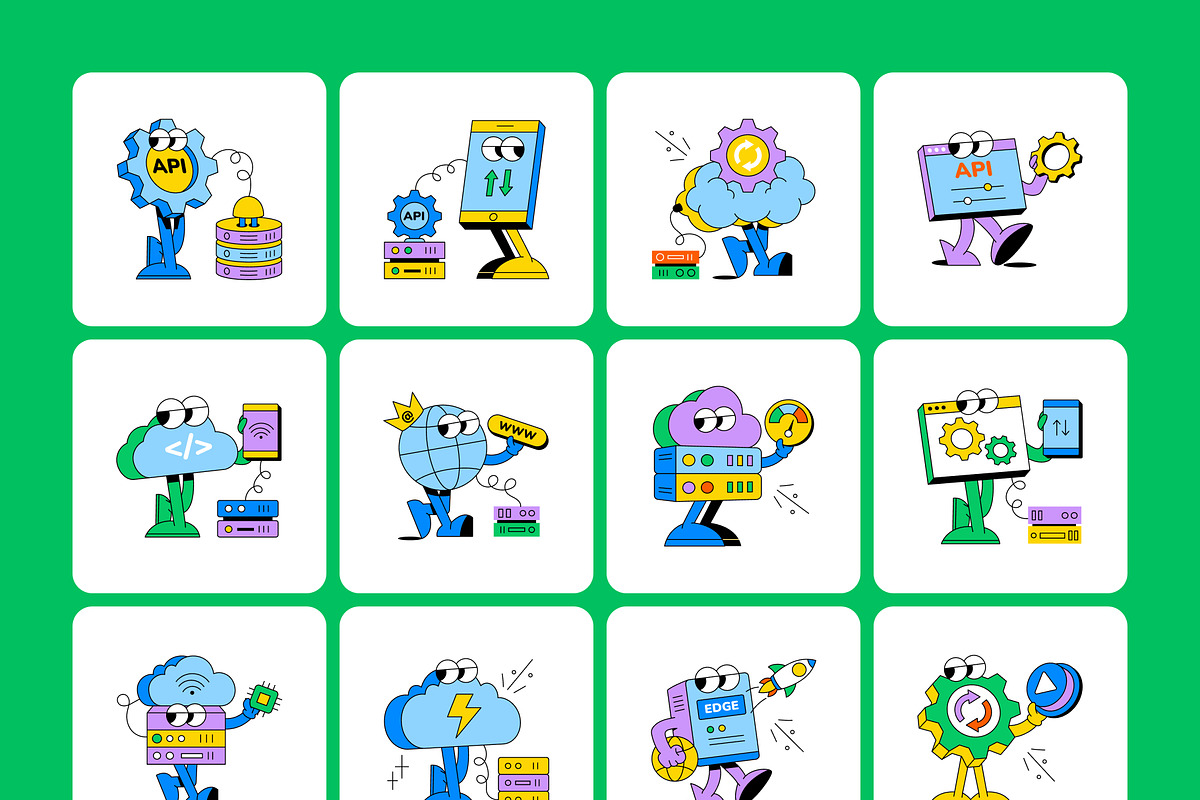 400 The Digital Stack Illustrations, a Technology Illustration by Vectors Market (Photo 10 of 10)