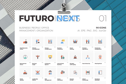 Futuro Next Icons / Business Pack
