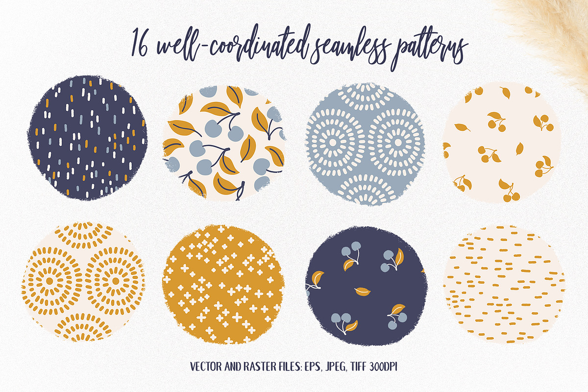 Cherry Orchard. Seamless Patterns, a Pattern Graphic by MagicForestory (Photo 2 of 8)