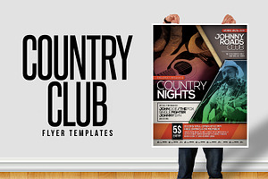 Country Club Flyer Templates