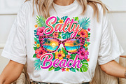 Floral Salty Beach Png Floral Summer, a Work Illustration by Sublimation Artist (Thumbnail 4 of 9)