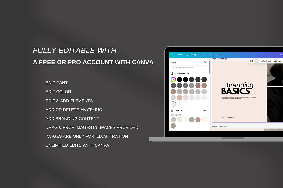 Canva Webinar Slide Deck Template, a Presentation Template by Deepa Template Studio (Photo 9 of 15)