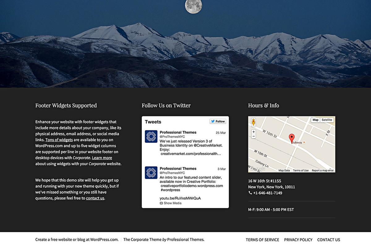 Corporate WordPress Theme, a WordPress Template by We Cobble (Photo 4 of 5)
