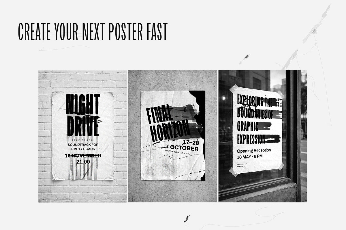Ink Poster Templates, a Poster Template by Inartflow (Photo 12 of 14)