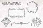 Procreate Vintage Baroque Borders, a Brush Add-On by AW Studios (Thumbnail 3 of 9)