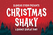 Christmas Shaky a Bouncy Display Fo