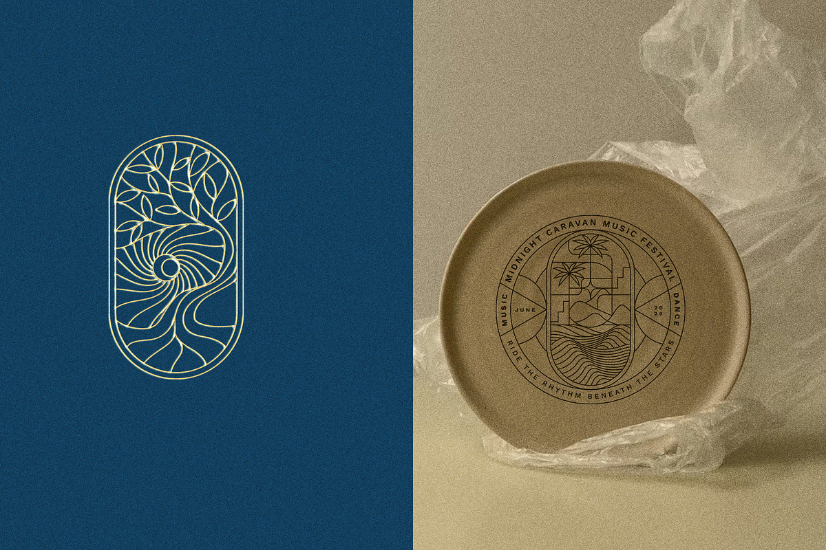 Luxury Bohemian Logo Template Set, a Branding & Logo Template by Studio_Byrsa (Photo 12 of 12)