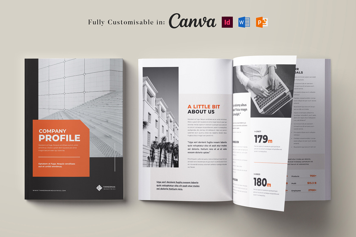 Business Profile Template | Handbook, a Brochure Template by DesVert (Photo 1 of 6)