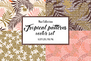 Tropical patterns. Vector set, a Pattern Graphic by GALAKAM (Thumbnail 1 of 6)