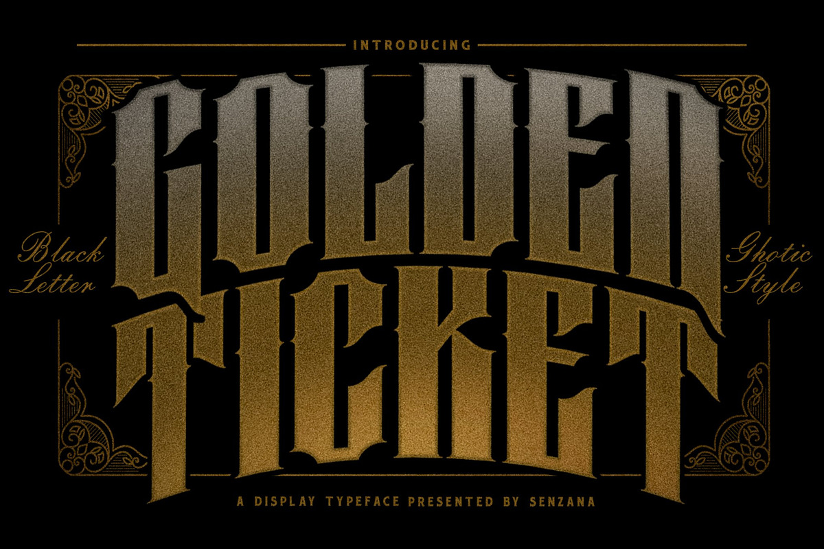 Broken Heart - Vintage Gothic Font, a Serif Font by Luna Shop (Photo 4 of 5)