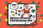 Procreate Retro Groovy Bundle, a Brush Add-On by Pencil Twist (Thumbnail 4 of 13)
