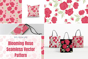 Blooming Rose Seamless Pattern, a Pattern Graphic by ItsReksita Pattern (Thumbnail 1 of 7)