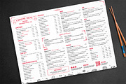 Chinese Asian Menu Template, a Flyer Template by BrandPacks (Thumbnail 2 of 5)