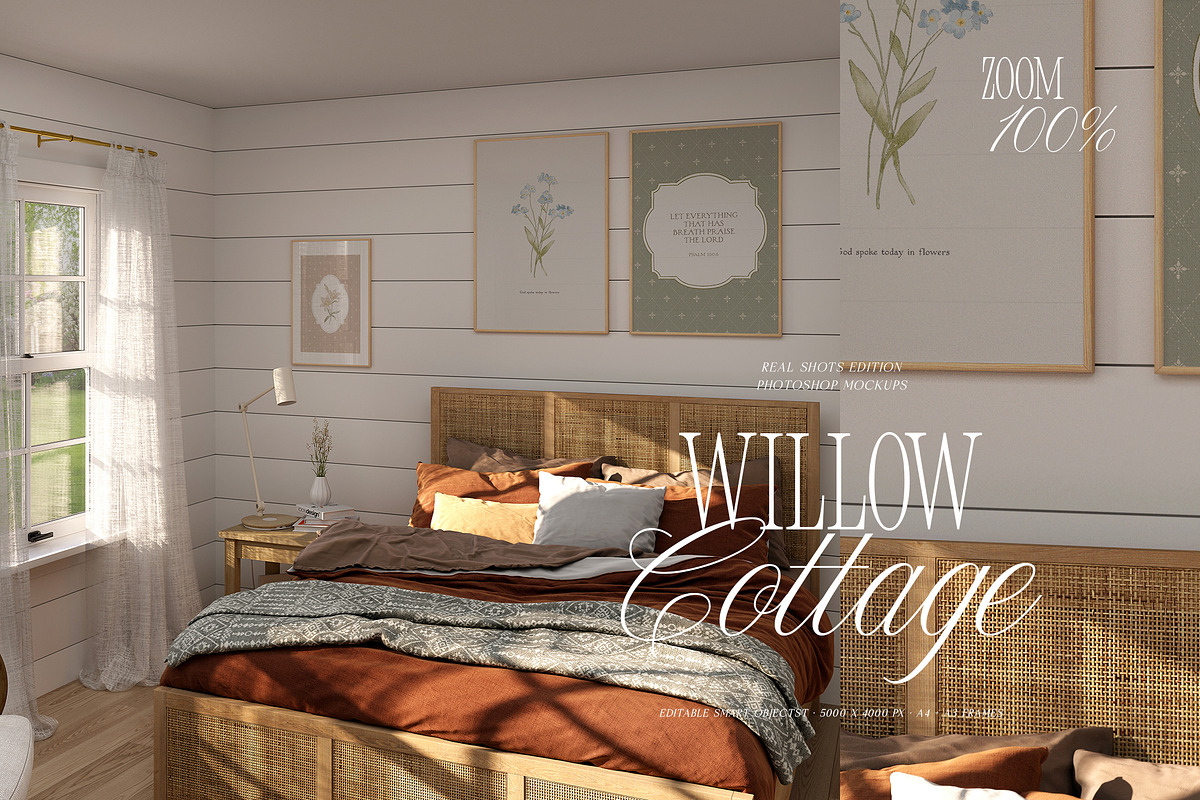 Willow Cottage Frames Mockup, a Household Mockup by Muse Mockups (Photo 5 of 14)