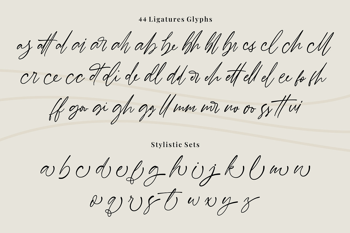 Barnett | New Signature Font preview 8