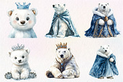 Christmas Polar Bear Clipart, an Illustration by Dream Creation (Thumbnail 6 of 6)