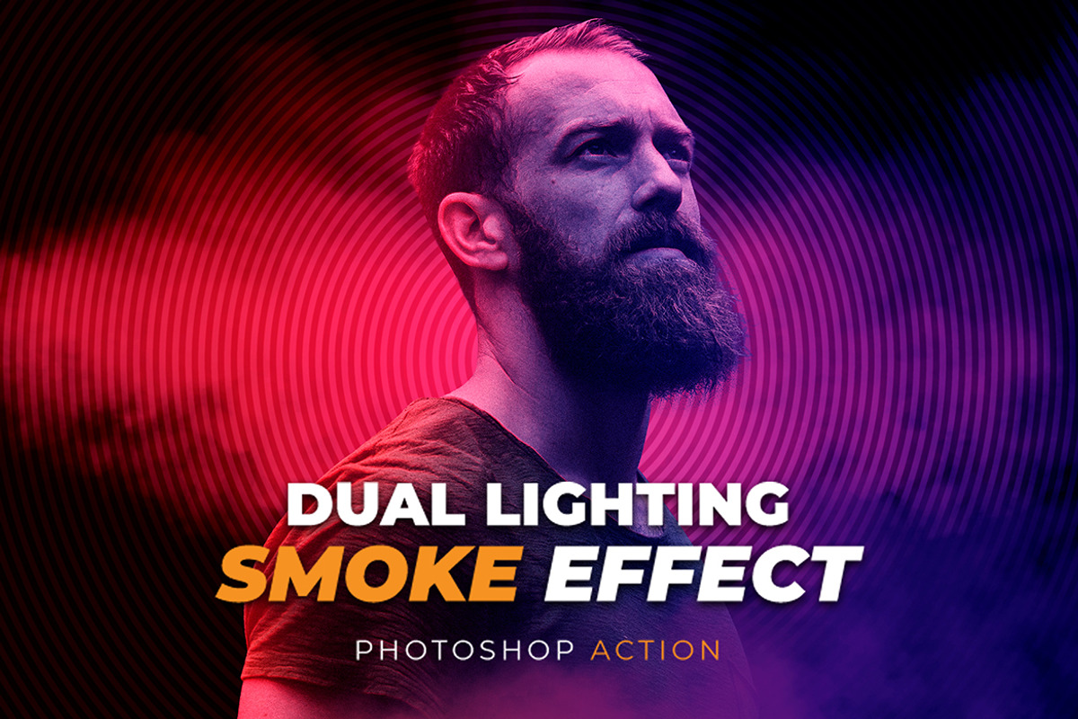 Dual Lighting Smoke Effect Ps Action, an Action Add-On by ridvanpars (Photo 1 of 7)