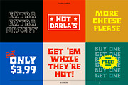 VS Dive Bar // Display Font, a Font by Vicarel Studios (Thumbnail 7 of 13)