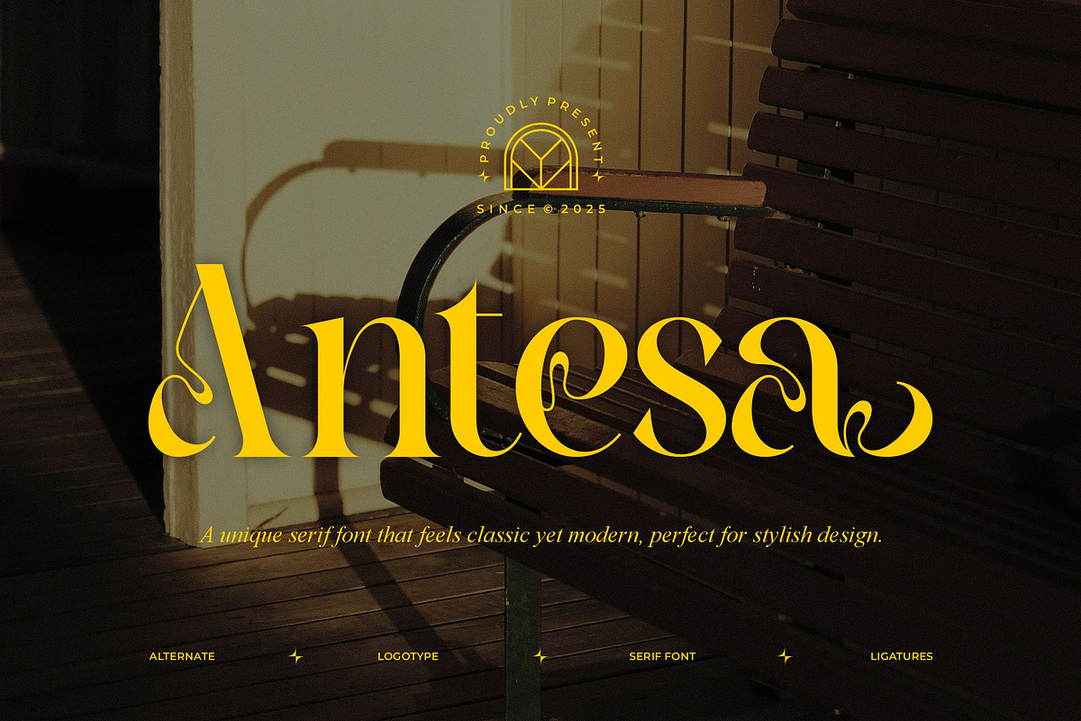 Antesa || Modern Classy Serif Font, a Serif Font by Ermedia Studio (Photo 1 of 10)