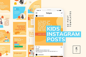 Kids Instagram Feed Canva Templates