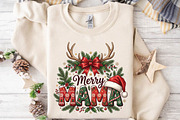 Merry Mama Christmas Sublimation Png, a Seasonal Illustration by DreamPrint404 (Thumbnail 6 of 6)