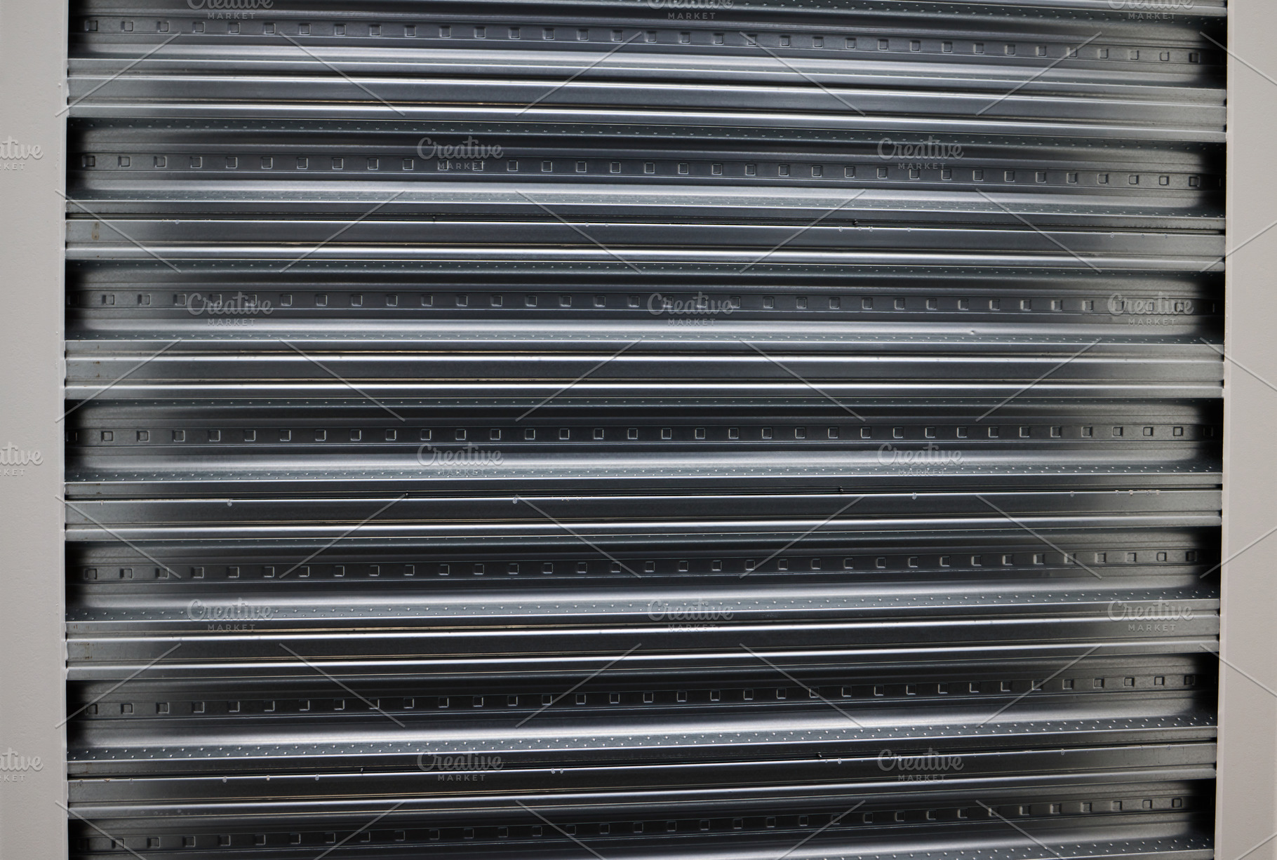 Galvanized steel decking, a Photo by Photos from the Heart