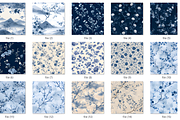 Chinoiserie Toile De Jouy Seamless, a Pattern Graphic by Ink Gallery (Thumbnail 2 of 6)