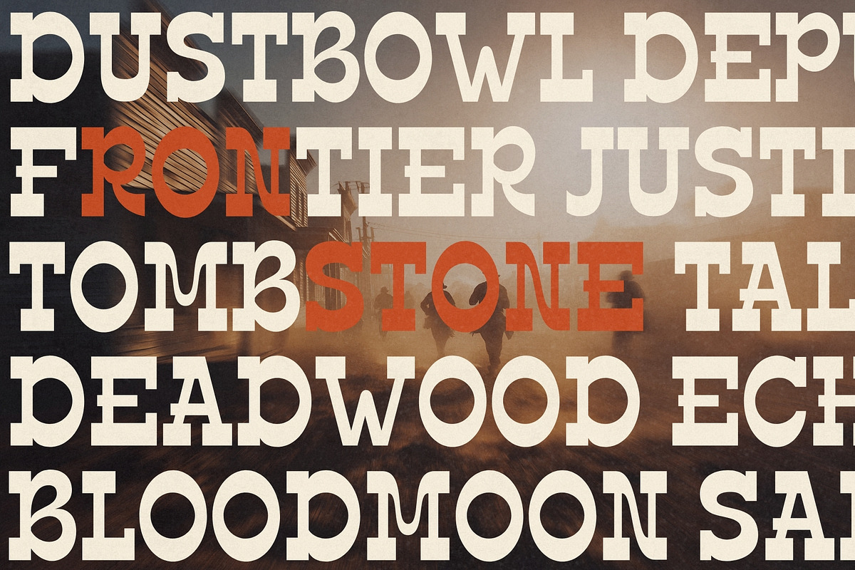 Buffalo Range - Slab Serif Font, a Slab Serif Font by HipFonts (Photo 6 of 10)