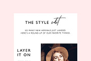 Minimalist Fashion Email Template, an Email Template by KikiBunnyCreative (Thumbnail 3 of 7)