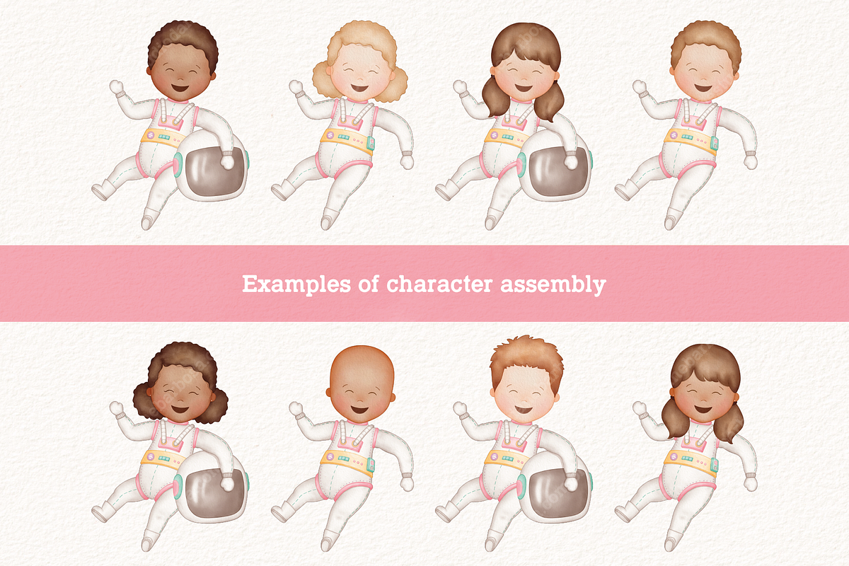 Space Trip (Candy) - Cliparts Set, an Illustration by Estudio Daiane Barbosa (Photo 8 of 10)