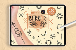 Procreate - Berber Tattoo Kit