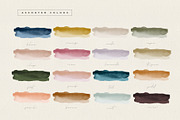 Brush Strokes in 17 Modern Colors, a Texture Graphic by Basia Stryjecka (Thumbnail 10 of 21)