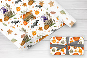 Watercolor Gnomes Halloween., a Decorative Illustration by Kira Konoshenko (Thumbnail 6 of 8)