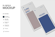 Modern DL Bifold Brochure Mockup, a Product Mockup by graphypix (Thumbnail 2 of 4)
