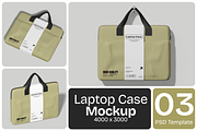 Laptop Case Mockup, a Packaging Mockup by Permadi Creative (Thumbnail 1 of 5)