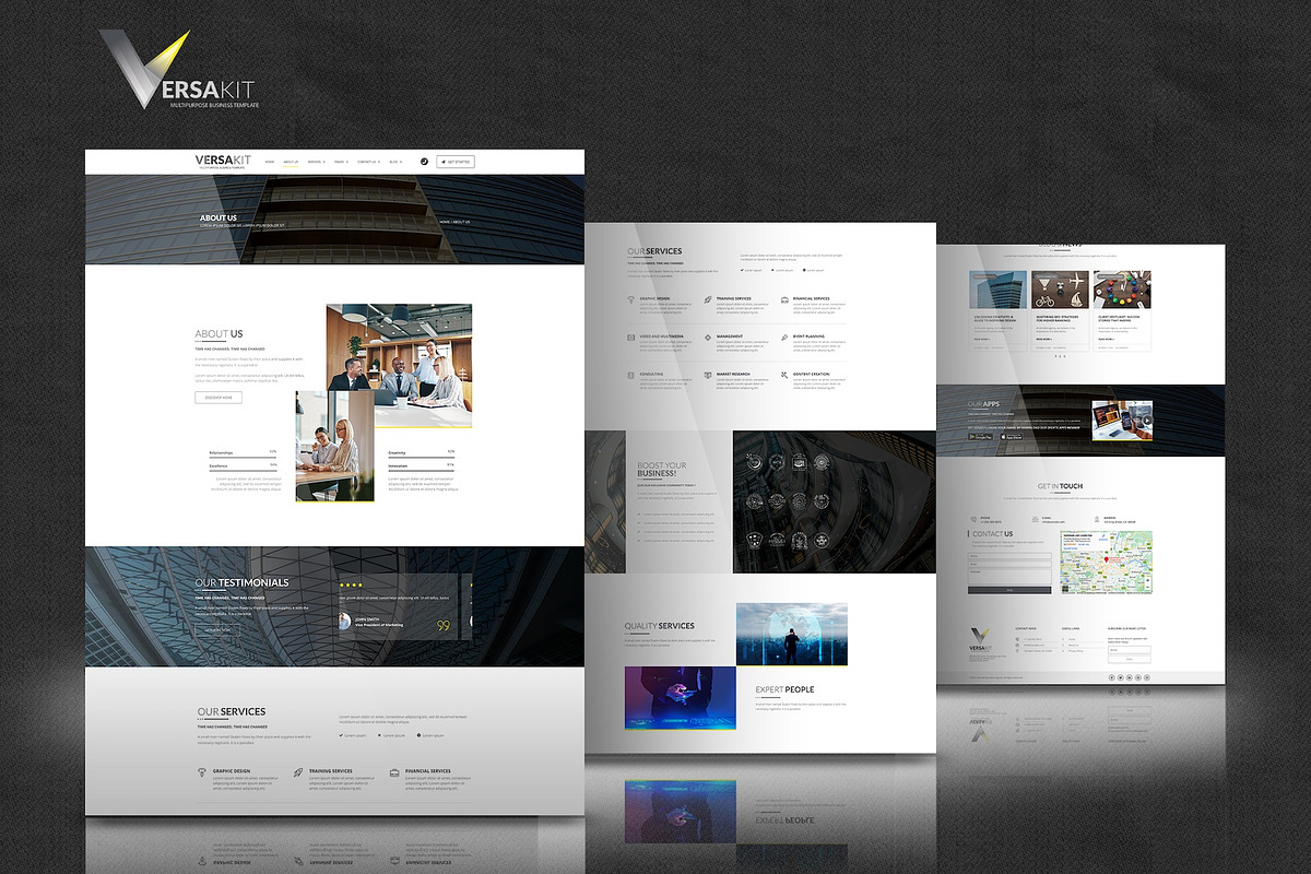 Versakit -Multipurpose Elementor Kit, a Websites & App Template by Select Agency Designs (Photo 7 of 8)