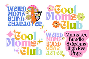 Cool Mom Tshirt Sublimation Designs