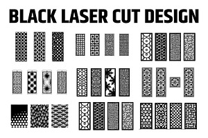 Abstract Vector Panels for Laser Cut, an Illustration by hafijul