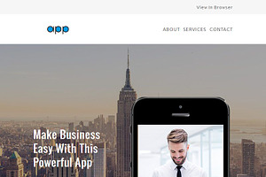 App - Responsive Email Template