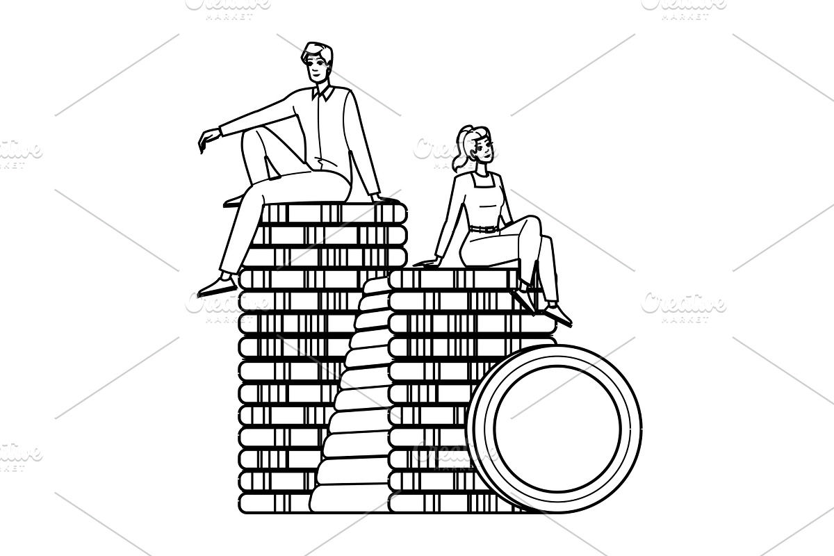 low cost control vector, a Person Illustration by pikepicture