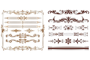 Vector Set Of Decorative Elements