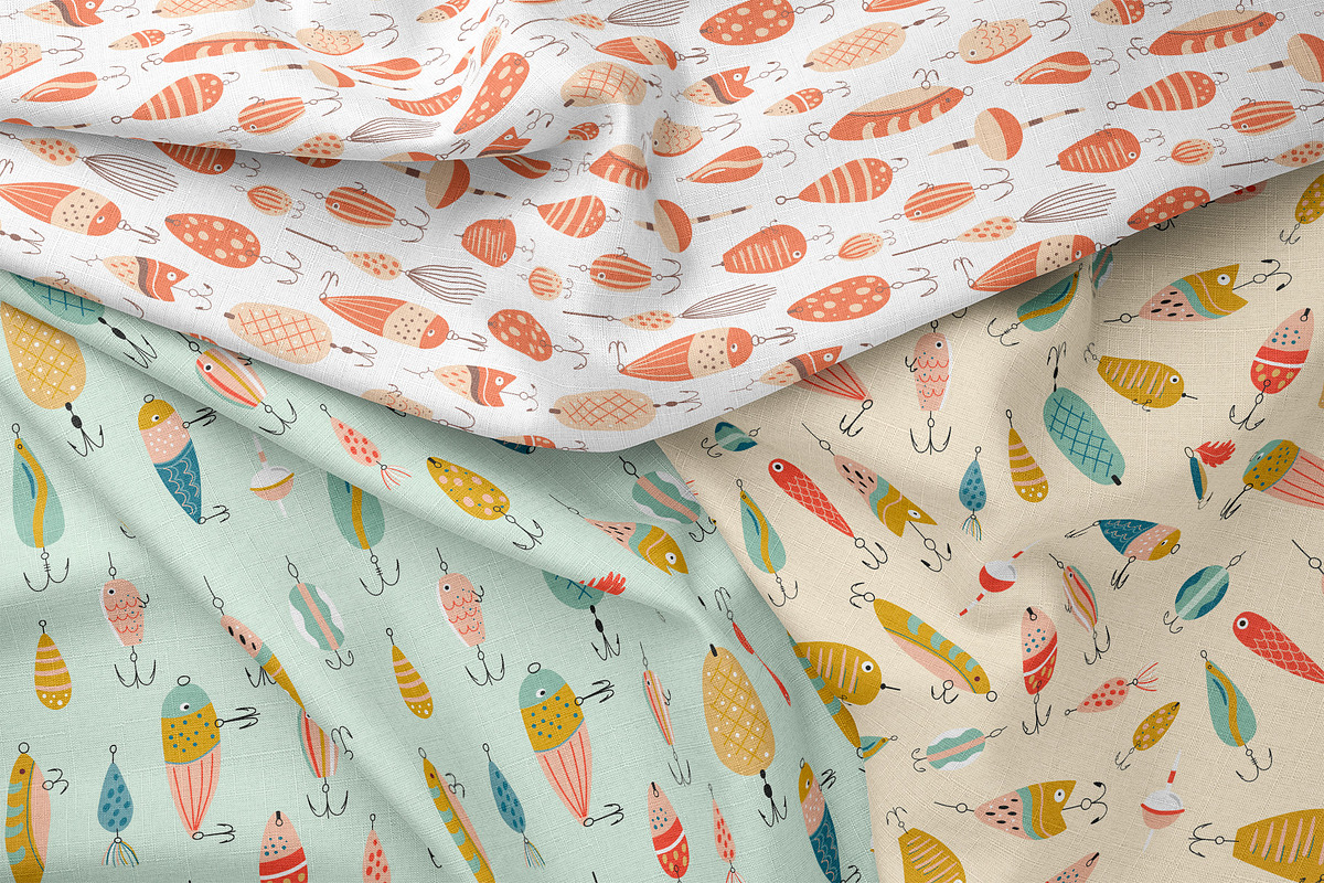 Fishing pattern, a Pattern Graphic by Tani Kuzminka (Photo 10 of 13)